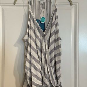 Striped Sleeveless Top NWT